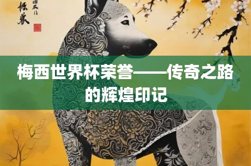 梅西世界杯荣誉——传奇之路的辉煌印记