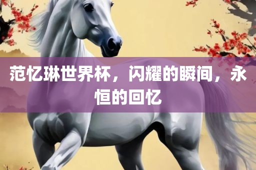 范忆琳世界杯，闪耀的瞬间，永恒的回忆