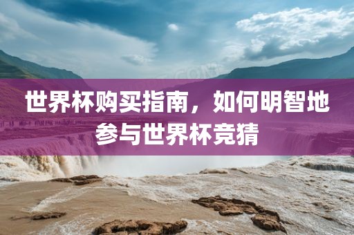 世界杯购买指南，如何明智地参与世界杯竞猜