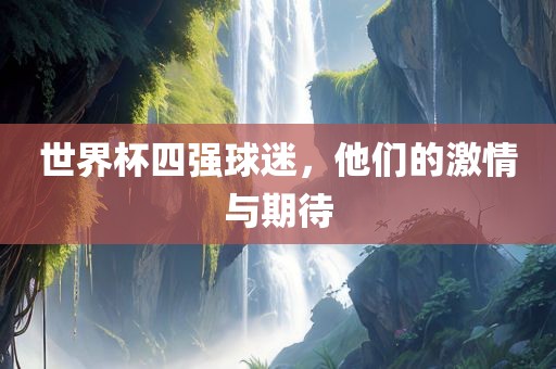世界杯四强球迷，他们的激情与期待