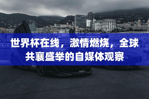 世界杯在线，激情燃烧，全球共襄盛举的自媒体观察