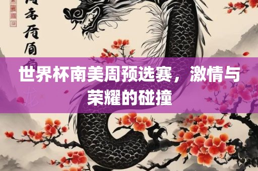 世界杯南美周预选赛，激情与荣耀的碰撞眉山市正发家政服务有限公司