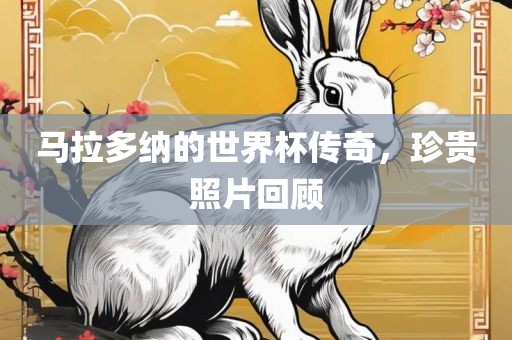 马拉多纳的世界杯传奇，珍贵照片回顾