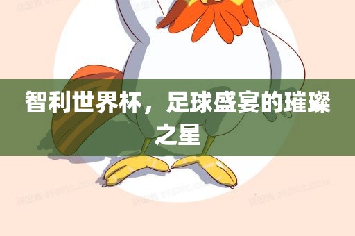 智利世界杯，足球盛宴的璀璨之星眉山市正发家政服务有限公司