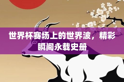 世界杯赛场上的世界波，精彩瞬间永载史册