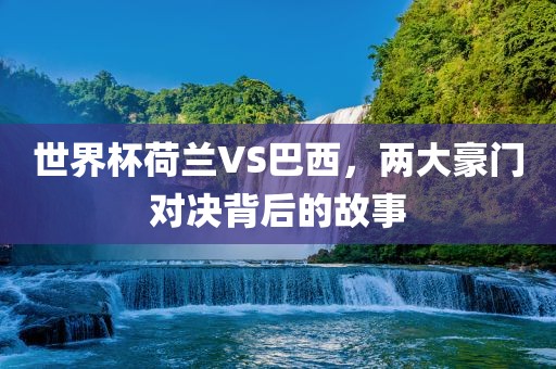 世界杯荷兰VS巴西，两大豪门对决背后的故事