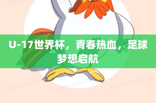 U-17世界杯，青春热血，足球梦想启航