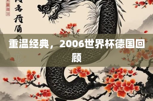 重温经典，2006世界杯德国回顾