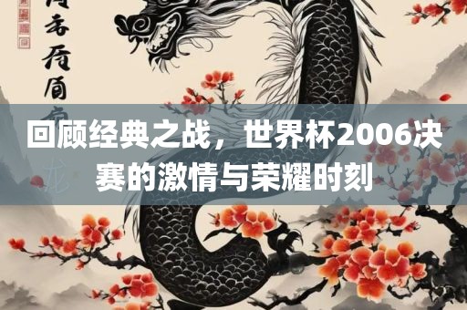 回顾经典之战，世界杯2006决赛的激情与荣耀时刻