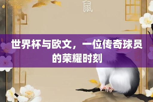 世界杯与欧文，一位传奇球员的荣耀时刻
