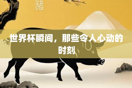 世界杯瞬间，那些令人心动的时刻