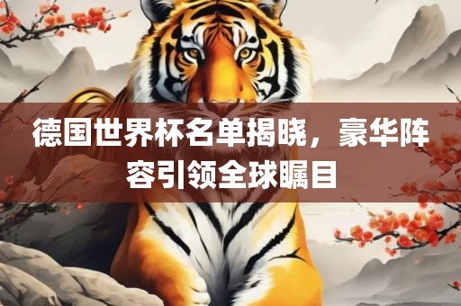 德国世界杯名单揭晓，豪华阵容引领全球瞩目