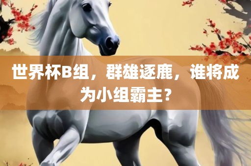 世界杯B组，群雄逐鹿，谁将成为小组霸主？