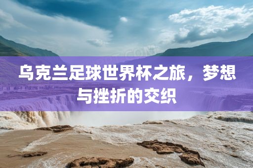 乌克兰足球世界杯之旅，梦想与挫折的交织