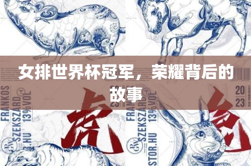 女排世界杯冠军，荣耀背后的故事