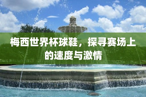 梅西世界杯球鞋，探寻赛场上的速度与激情