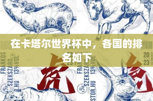 在卡塔尔世界杯中，各国的排名如下眉山市正发家政服务有限公司