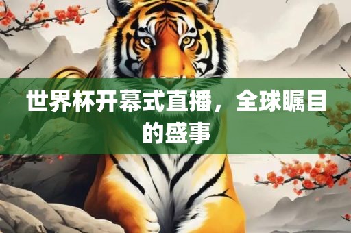 世界杯开幕式直播，全球瞩目的盛事