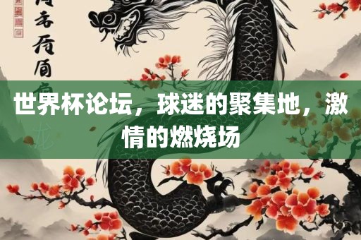 世界杯论坛，球迷的聚集地，激情的燃烧场