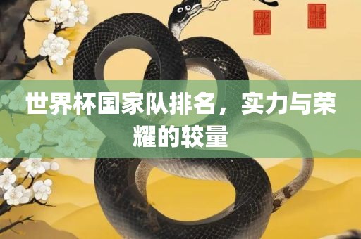 世界杯国家队排名，实力与荣耀的较量