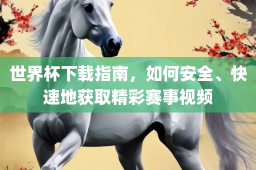 世界杯下载指南，如何安全、快速地获取精彩赛事视频