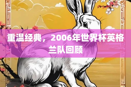 重温经典，2006年世界杯英格兰队回顾