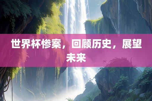世界杯惨案，回顾历史，展望未来