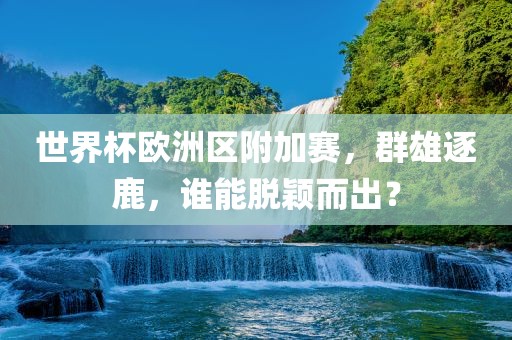 世界杯欧洲区附加赛，群雄逐鹿，谁能脱颖而出？眉山市正发家政服务有限公司