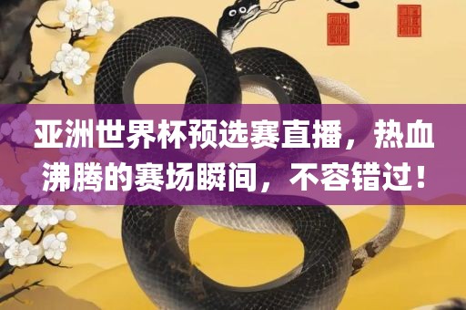 亚洲世界杯预选赛直播，热血沸腾的赛场瞬间，不容错过！眉山市正发家政服务有限公司