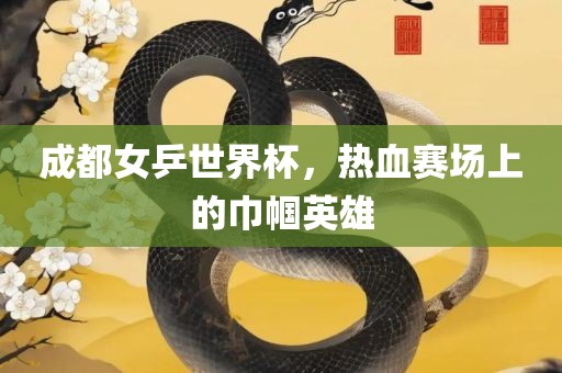 成都女乒世界杯，热血赛场上的巾帼英雄