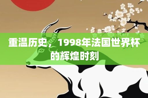 重温历史，1998年法国世界杯的辉煌时刻
