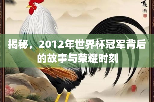 揭秘，2012年世界杯冠军背后的故事与荣耀时刻眉山市正发家政服务有限公司