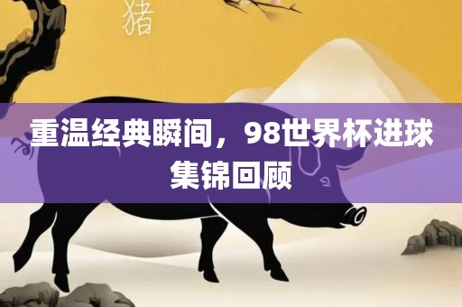 重温经典瞬间，98世界杯进球集锦回顾
