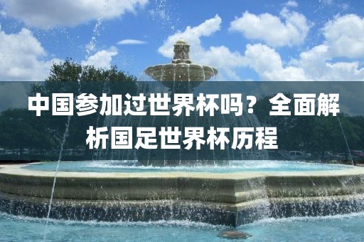 中国参加过世界杯吗？全面解析国足世界杯历程