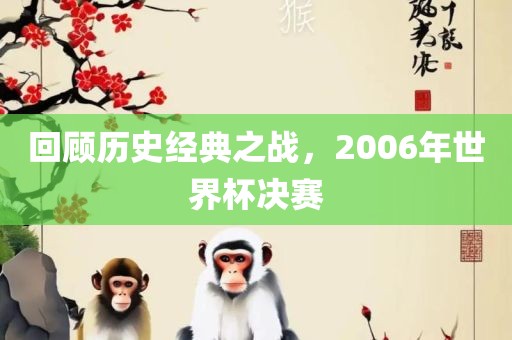 回顾历史经典之战，2006年世界杯决赛眉山市正发家政服务有限公司