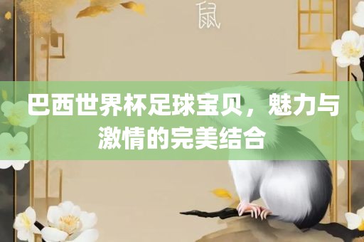巴西世界杯足球宝贝，魅力与激情的完美结合