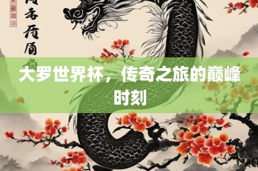大罗世界杯，传奇之旅的巅峰时刻眉山市正发家政服务有限公司