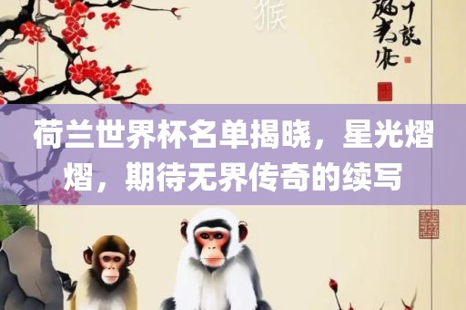 荷兰世界杯名单揭晓，星光熠熠，期待无界传奇的续写