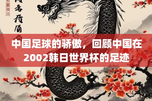 中国足球的骄傲，回顾中国在2002韩日世界杯的足迹