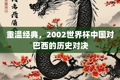 重温经典，2002世界杯中国对巴西的历史对决