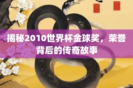 揭秘2010世界杯金球奖，荣誉背后的传奇故事