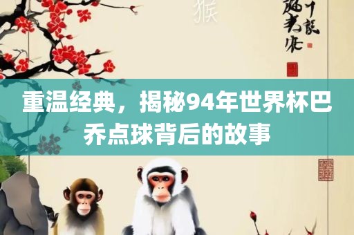 重温经典，揭秘94年世界杯巴乔点球背后的故事