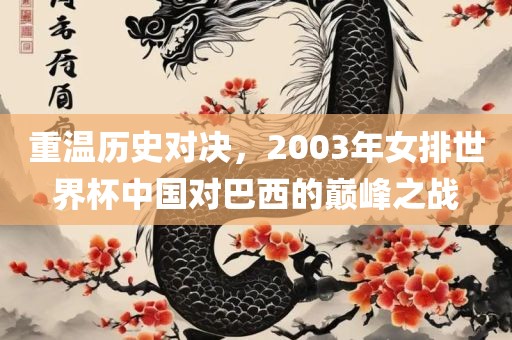 重温历史对决，2003年女排世界杯中国对巴西的巅峰之战