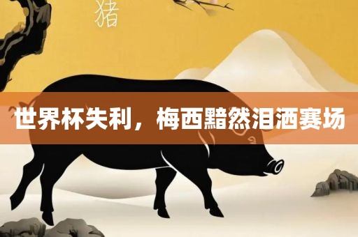 世界杯失利，梅西黯然泪洒赛场
