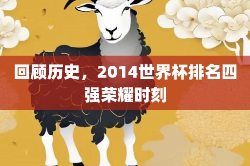 回顾历史，2014世界杯排名四强荣耀时刻