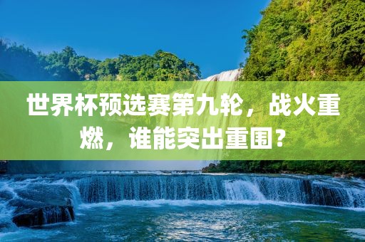 世界杯预选赛第九轮，战火重燃，谁能突出重围？
