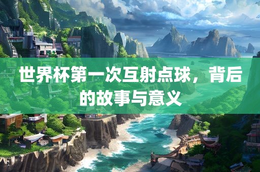 世界杯第一次互射点球，背后的故事与意义