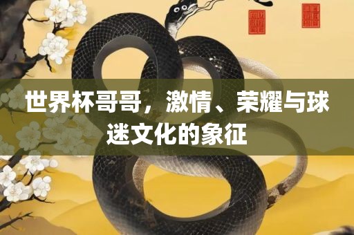 世界杯哥哥，激情、荣耀与球迷文化的象征