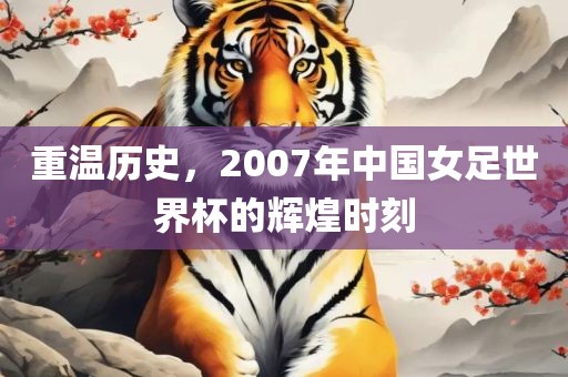 重温历史，2007年中国女足世界杯的辉煌时刻
