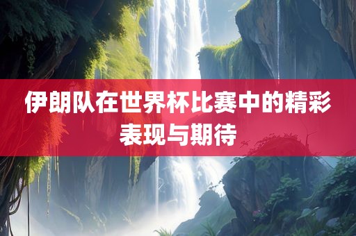 伊朗队在世界杯比赛中的精彩表现与期待眉山市正发家政服务有限公司